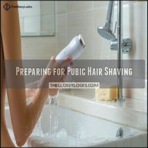 Preparing for Pubic Hair Shaving