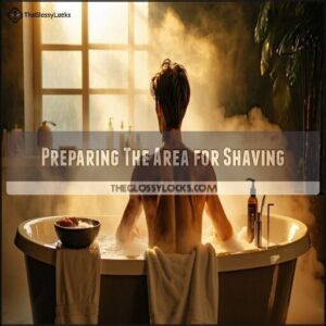 Preparing The Area for Shaving