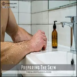 Preparing The Skin