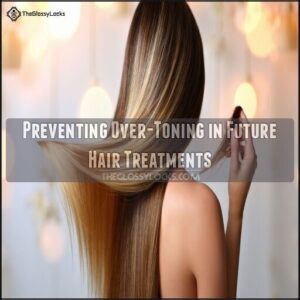 Preventing Over-Toning in Future Hair Treatments