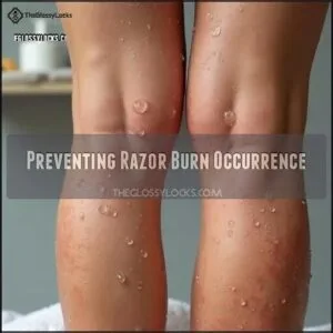 Preventing Razor Burn Occurrence