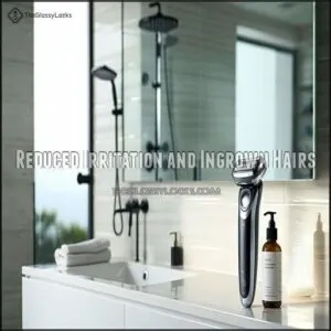 Reduced Irritation and Ingrown Hairs