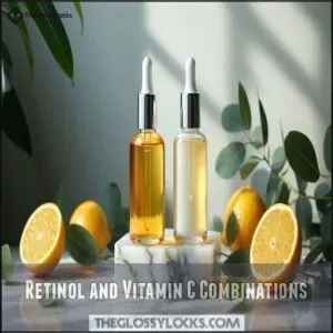 Retinol and Vitamin C Combinations Retinol and Vitamin C Combinations