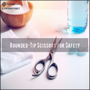 Rounded-Tip Scissors for Safety