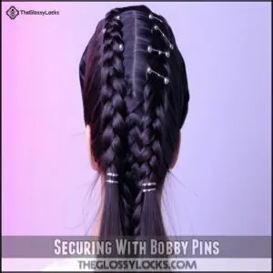 Securing With Bobby Pins Securing With Bobby Pins