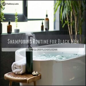 Shampooing Routine for Black Men