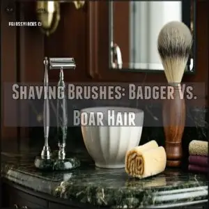Shaving Brushes: Badger Vs. Boar Hair