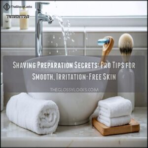 shaving preparation and aftercare