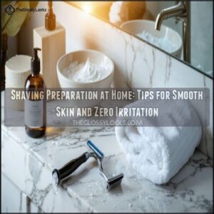 shaving preparation at home