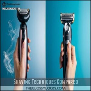 Shaving Techniques Compared