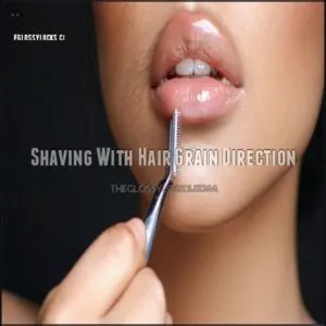 Shaving With Hair Grain Direction
