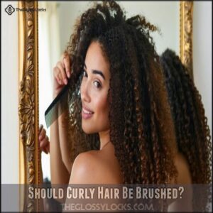 Should Curly Hair Be Brushed