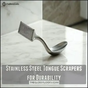 Stainless Steel Tongue Scrapers for Durability