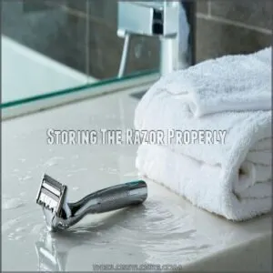 Storing The Razor Properly