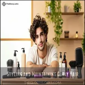 Styling and Maintaining Curly Hair