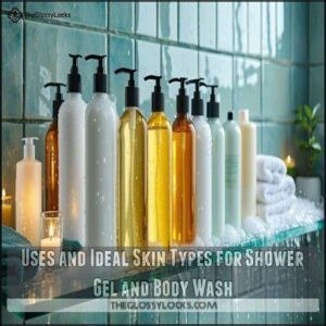 Uses and Ideal Skin Types for Shower Gel and Body Wash