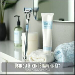 Using a Bikini Shaving Kit