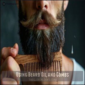 Using Beard Oil and Combs