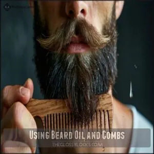 Using Beard Oil and Combs Using Beard Oil and Combs