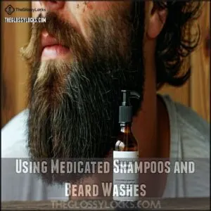 Using Medicated Shampoos and Beard Washes