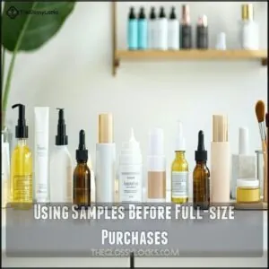 Using Samples Before Full-size Purchases Using Samples Before Full-size Purchases