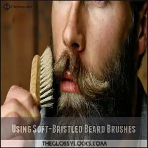 Using Soft-Bristled Beard Brushes