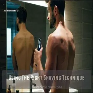 Using The Right Shaving Technique