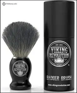 Viking Revolution Badger Hair Shaving