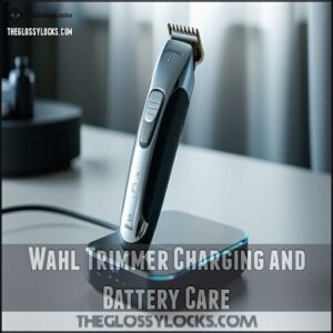 Wahl Trimmer Charging and Battery Care