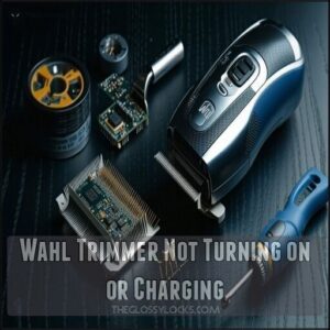 Wahl Trimmer Not Turning on or Charging