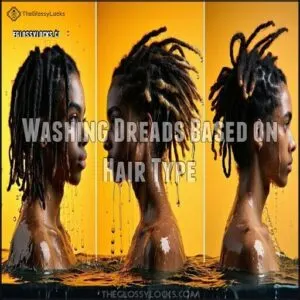 Washing Dreads Based on Hair Type