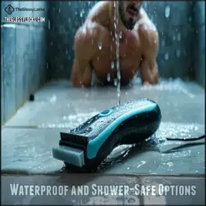 Waterproof and Shower-Safe Options