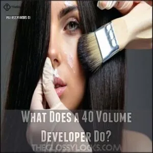 What Does a 40 Volume Developer Do