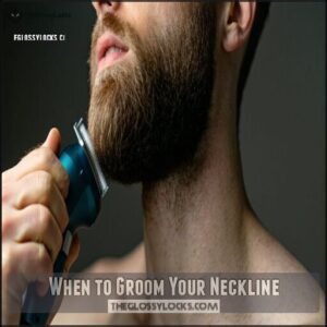When to Groom Your Neckline