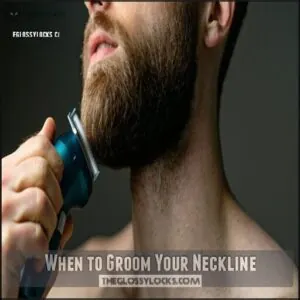 When to Groom Your Neckline When to Groom Your Neckline