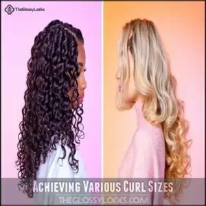 Achieving Various Curl Sizes