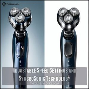 Adjustable Speed Settings and SyncroSonic Technology