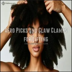 Afro Picks and Claw Clamps for Lifting Afro Picks and Claw Clamps for Lifting