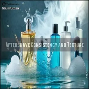 Aftershave Consistency and Texture