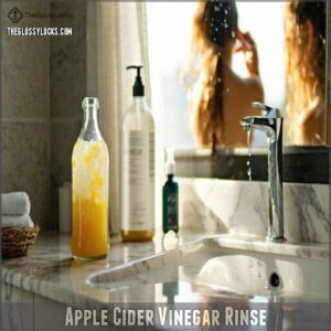 apple cider vinegar rinse