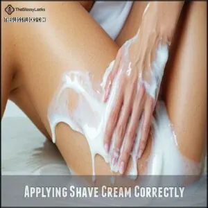 Applying Shave Cream Correctly
