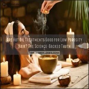 are hot oil treatments good for low porosity hair