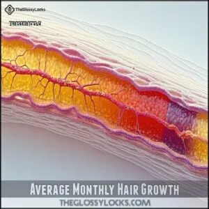 Average Monthly Hair Growth