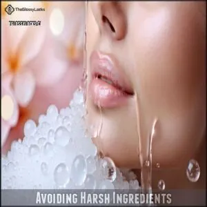 Avoiding Harsh Ingredients
