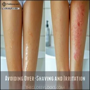Avoiding Over-Shaving and Irritation
