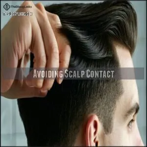 Avoiding Scalp Contact