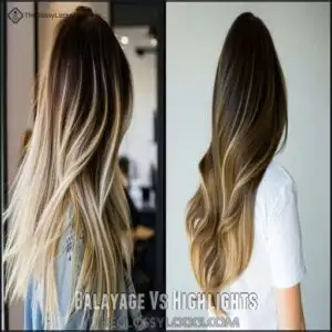 Balayage Vs Highlights