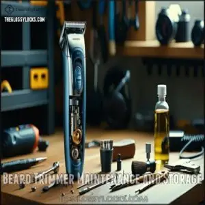 Beard Trimmer Maintenance and Storage