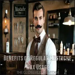 Benefits of Regular Mustache Wax Usage