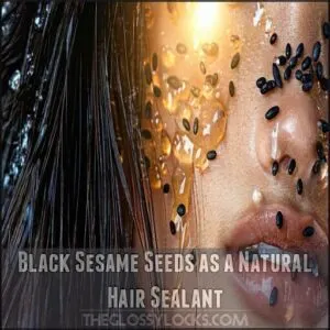 Black Sesame Seeds as a Natural Hair Sealant